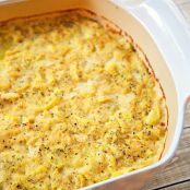 White Cheddar Squash Casserole